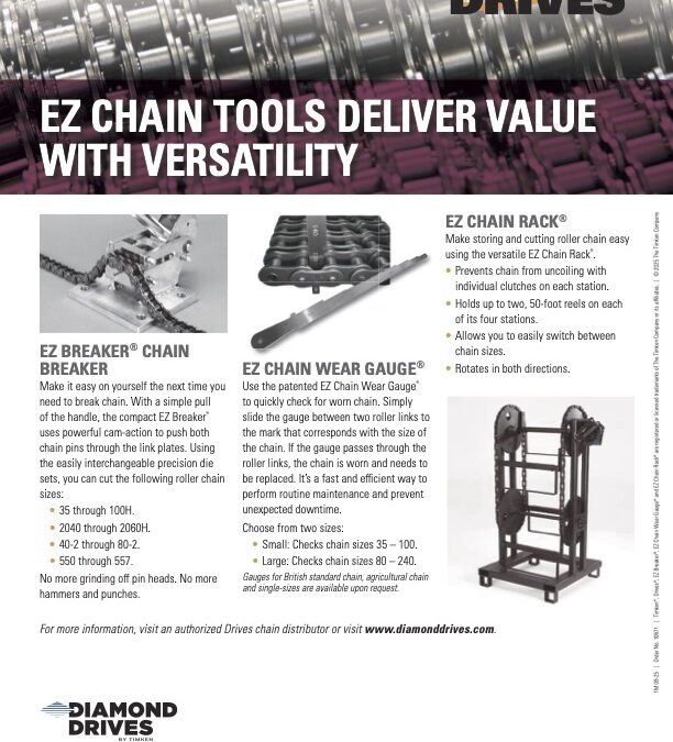 Drives EZ Chain Tools Sell Sheet