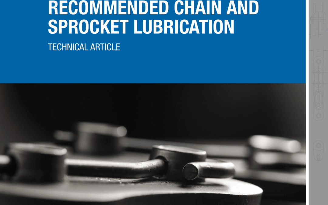 Recommended Chain And Sprocket Lubrication